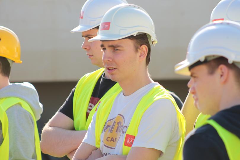 Studenten Bouw van Thomas More bezoeken Infrawerf