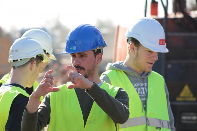 Studenten Bouw van Thomas More bezoeken Infrawerf