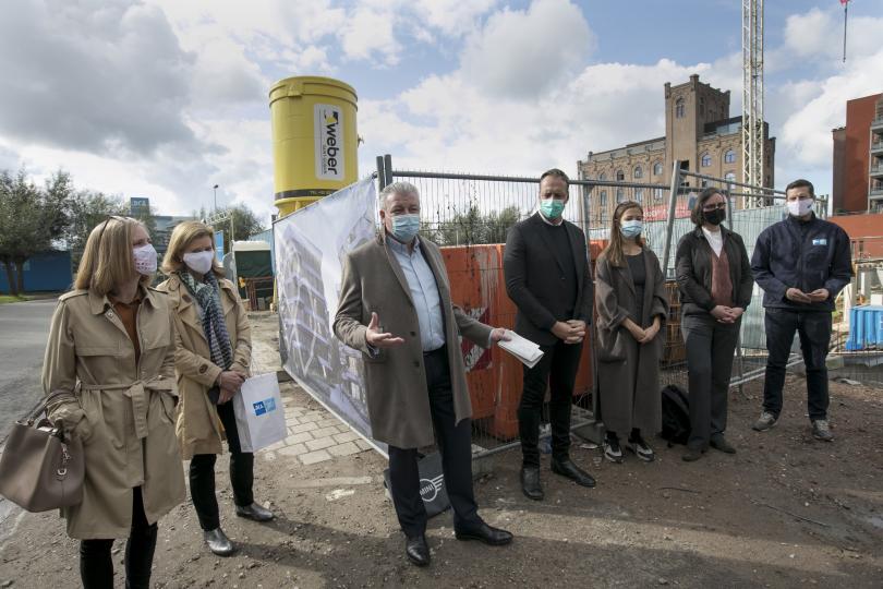Eerste steenlegging van woonproject Brig in Boom Eerste steenlegging van woonproject Brig in Boom