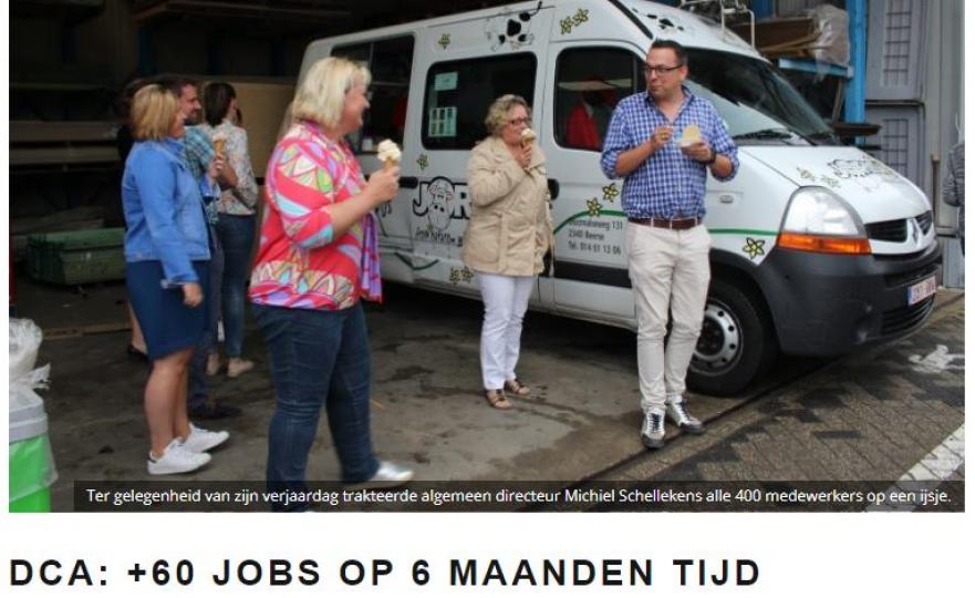DCA blijft groeien
