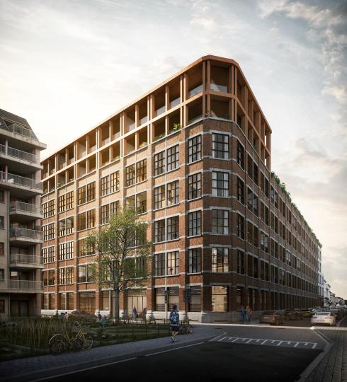Voormalige industriële ATEA-site wordt dé hippe woonbuurt aan het Prins Albertpark in Berchem