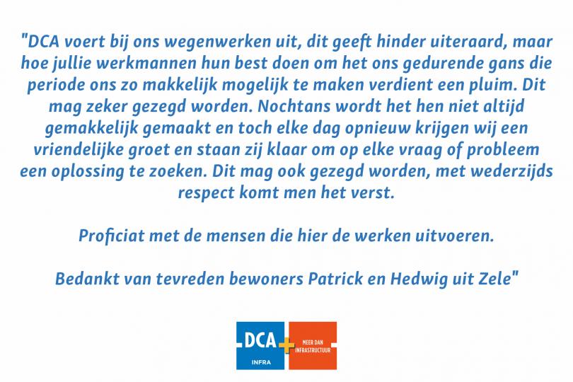 Positieve feedback! 