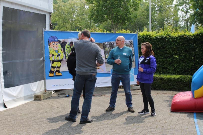Collega's bezoeken sites in Aarschot en Olen