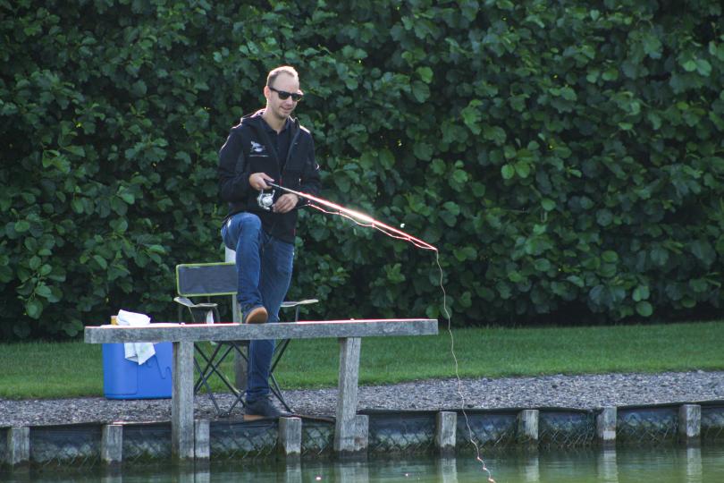 Forelvissen met de collega's