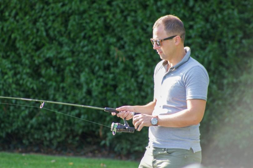 Forelvissen met de collega's
