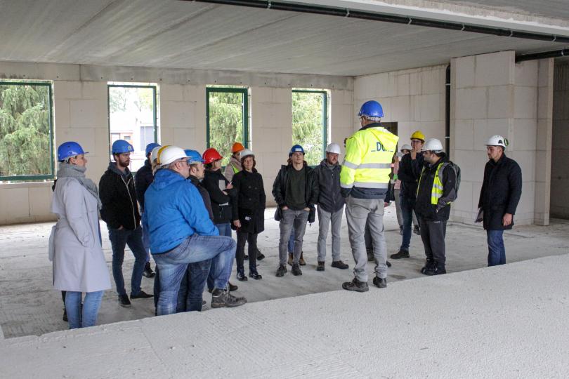 Werfbezoek OHO Studenten Bouw Thomas More