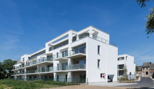 Buitenkant residentie Rietvelden in Kallo | DCA 