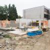 De ruwbouw van BSGO Laerhof in Merksem
